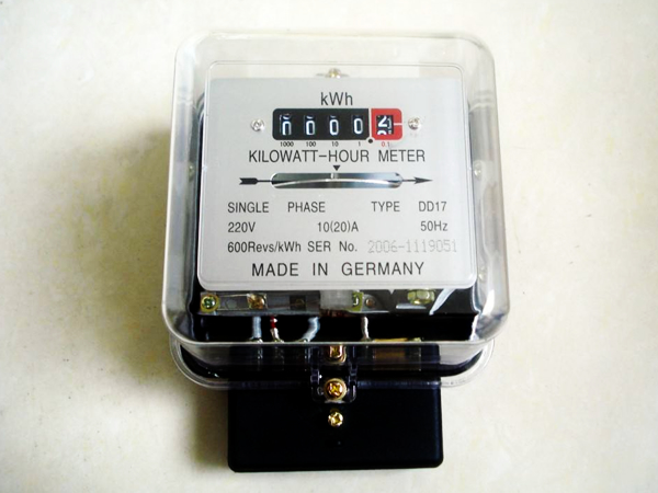 Instrumentation (water meter, electricity meter, gas meter)